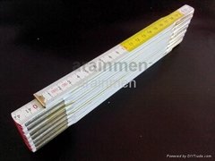 Large advertising space 3m 15folds wood folding ruler 