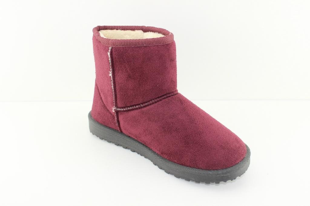 The cute lovely suede girls snow flat boots -HESK13043  2