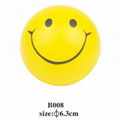 PU smile stress ball