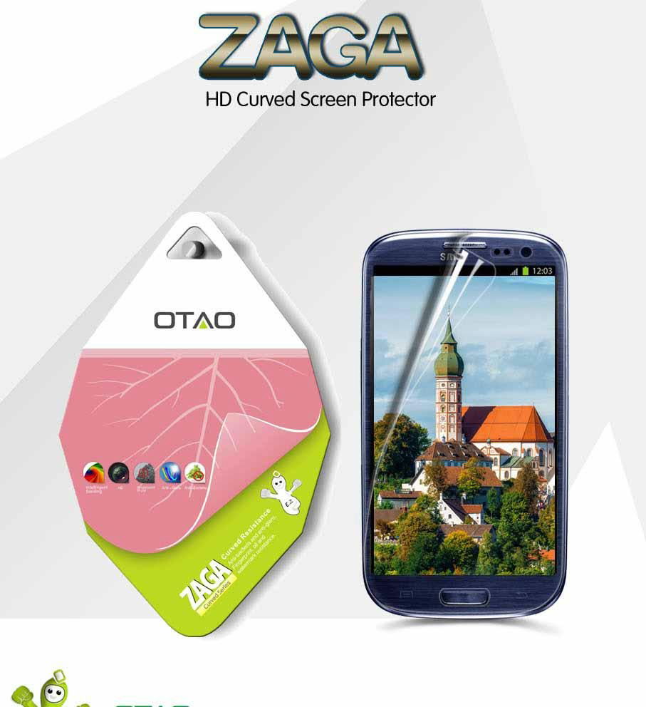 OTAO- ZAGA (HD Curved) Screen Protector for Samsung i9300