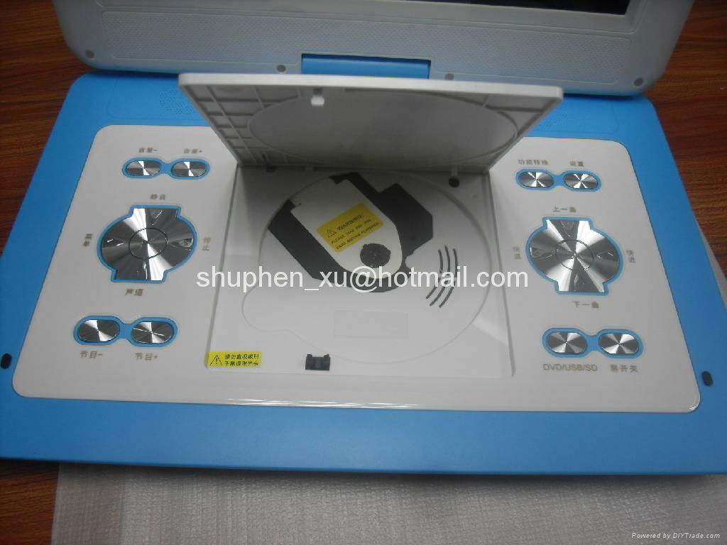 15 inch portable multimedia player with tv tuner and games 5