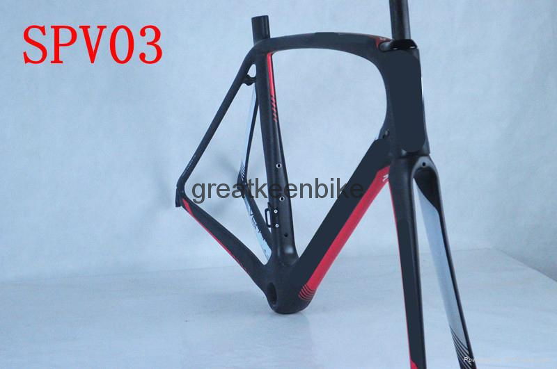 2013 RFM105 SPV03 MATTE FULL Carbon Road Bicycle Frame di2 &mechanical Group 3