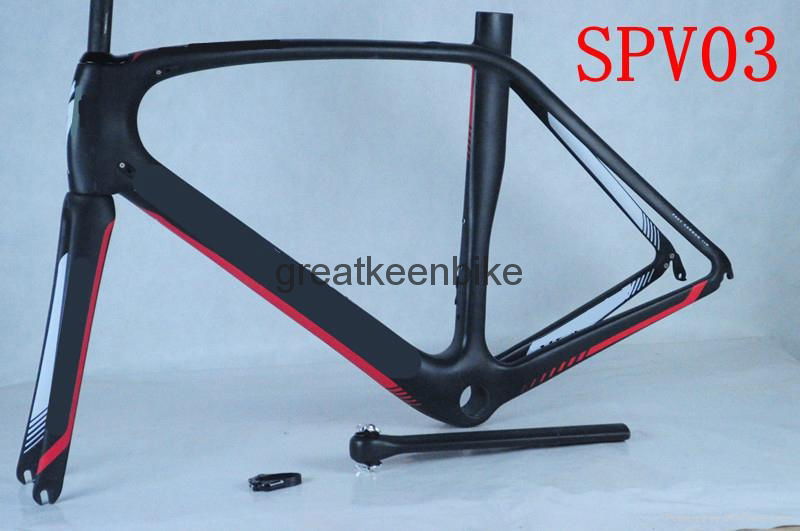 2013 RFM105 SPV03 MATTE FULL Carbon Road Bicycle Frame di2 &mechanical Group