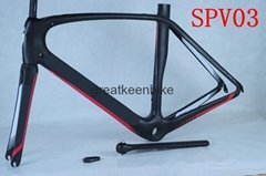 2013 RFM105 SPV03 MATTE FULL Carbon Road Bicycle Frame di2 &mechanical Group