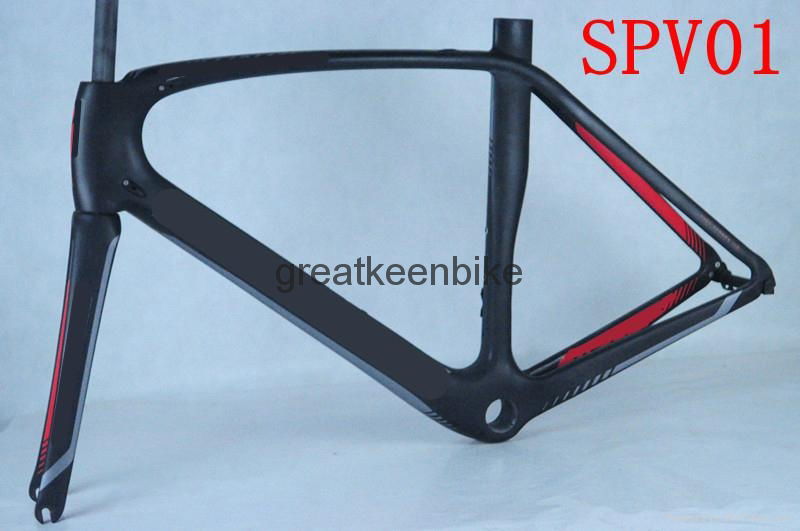 2013 RFM105 SPV01 MATTE FULL Carbon Road Bicycle Frame di2 &mechanical Group 2