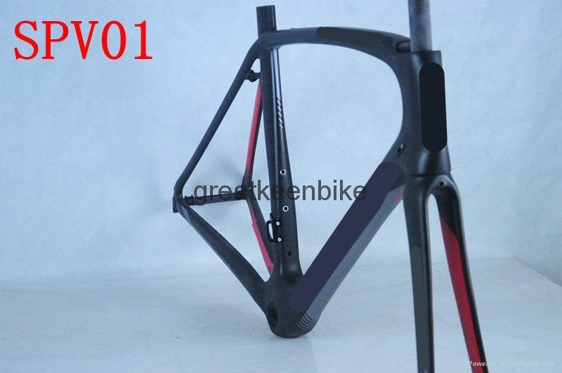 2013 RFM105 SPV01 MATTE FULL Carbon Road Bicycle Frame di2 &mechanical Group 3