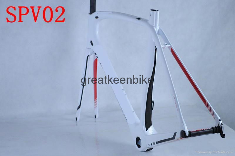 2013 RFM105 SPV02 MATTE FULL Carbon Road Bicycle Frame di2 &mechanical Group car 3