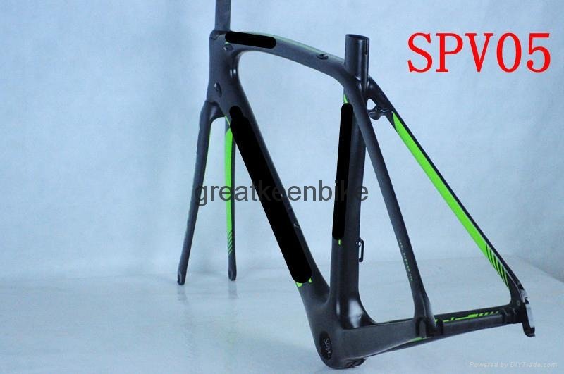 2013 RFM105 SPV05 MATTE FULL Carbon Road Bicycle Frame di2 &mechanical Group 4