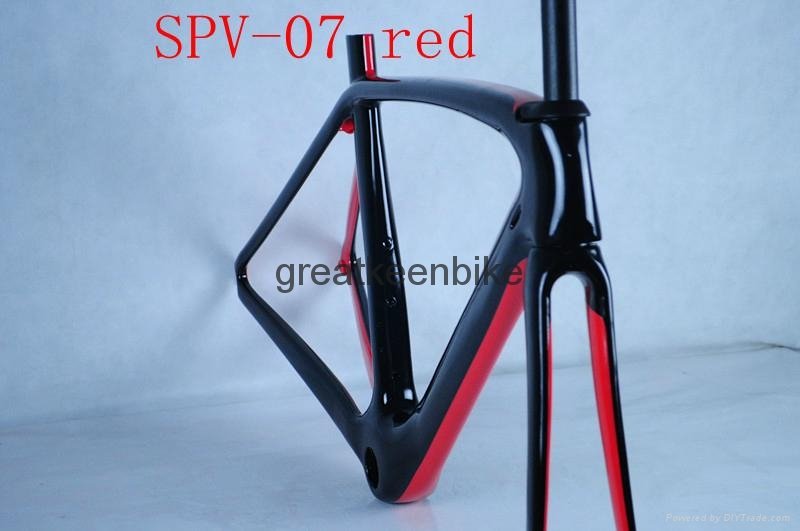 2013 RFM105 SPV07 MATTE FULL Carbon Road Bicycle Frame di2 &mechanical Group bic 3