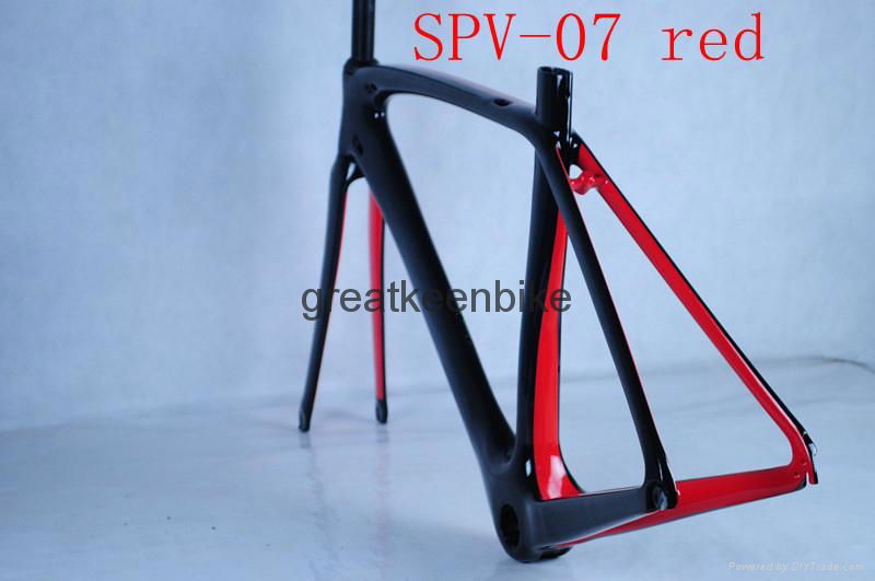 2013 RFM105 SPV07 MATTE FULL Carbon Road Bicycle Frame di2 &mechanical Group bic 4