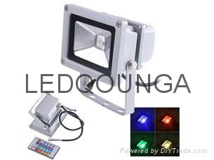 RGB 10W Outdoor LED Floodlights Waterproof IP65