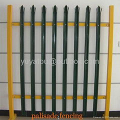 Low carbon steel wire palisade fencing anping