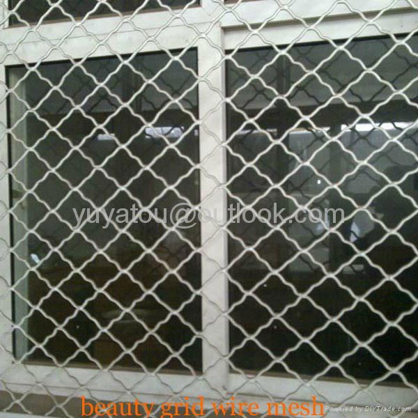 stainless steel beauty grid wire mesh(manufacturer) 2