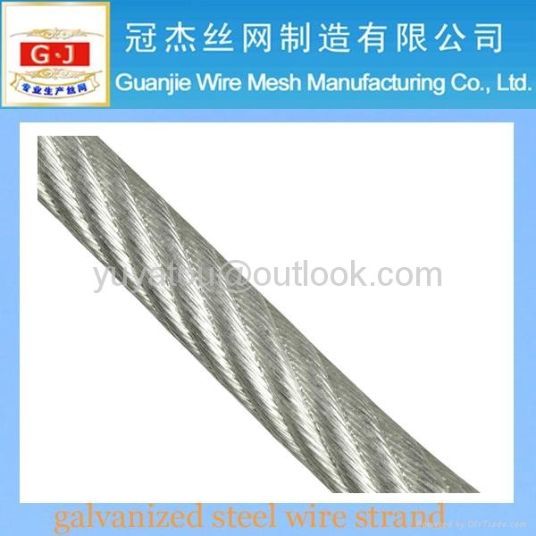 High quality galvanized steel wire strand 4