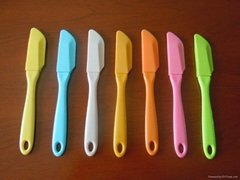 cookware set silicone scraper, scoop with pp handle 