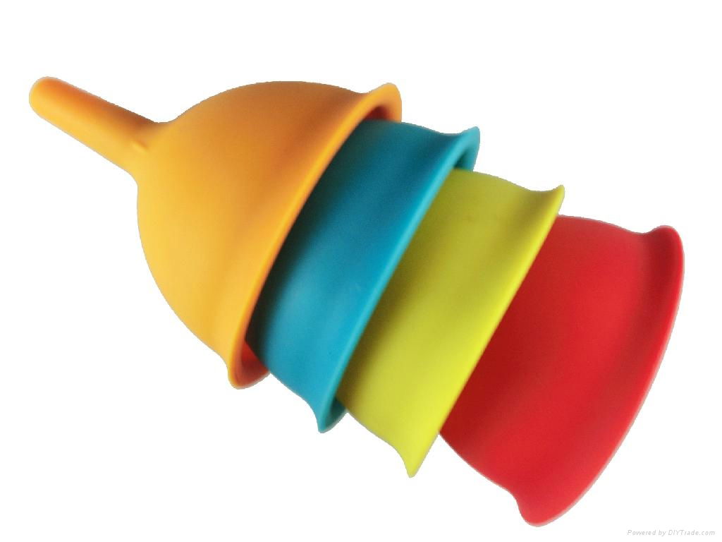 Kitchen utensil tool general silicone funnel  3