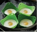Colorful cooking silicon egg mold for your kitchenware 