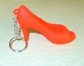 high quality cute customized silicone keychain  2