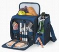 All In One Picnic Travel Backpack Plates Cutlery Set 