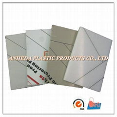 white/ grey color pp sheet supplier