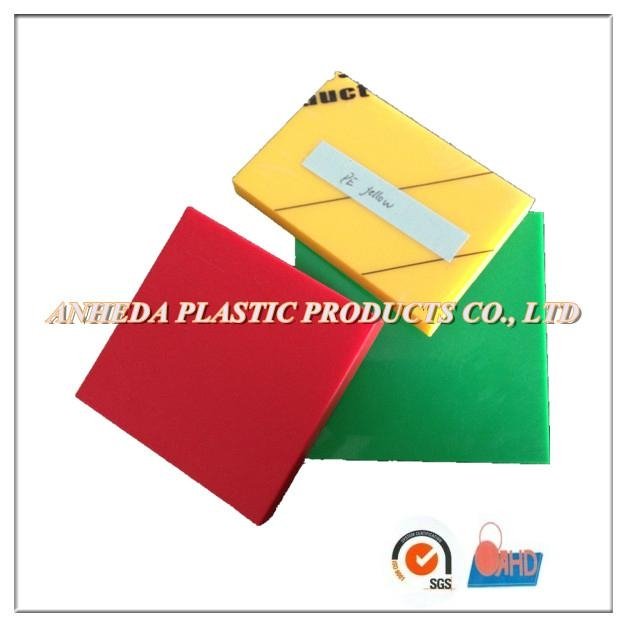 yellow color hdpe  plastic sheet