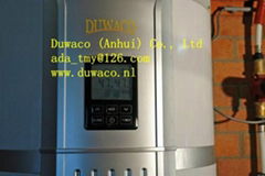 DUWACO air source heat pump air conditioner with solar panel