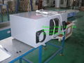 Air source heat pump air ventilation with CO2 sensor