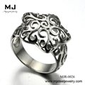 Fashion Stainless Steel Hollow Rings for
