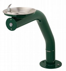 Pedestal mounted drinking fountain Bender