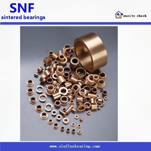 Powder Metallurgy Sintered Copper oil bushing with 10 more years experience