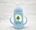 150ml Pink 2013 Eco-friendly glass baby bottle 1