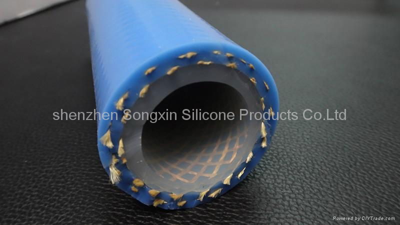 Laboratory conveying fluid level health silicone braided tube 2
