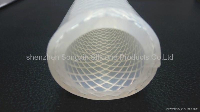 Silicone coated fiberglass braided tube