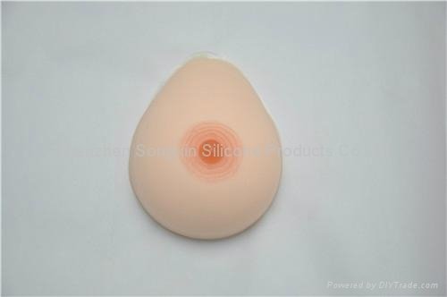 1000g/pair Fure big artificial silicone breast forms with strap 4