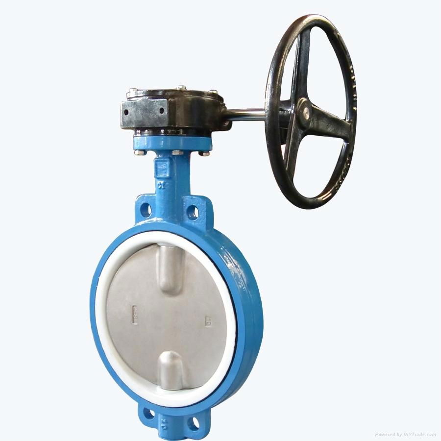 ASME B16.1 hastelloy slim disc butterfly valve with NBR rubber seat  3