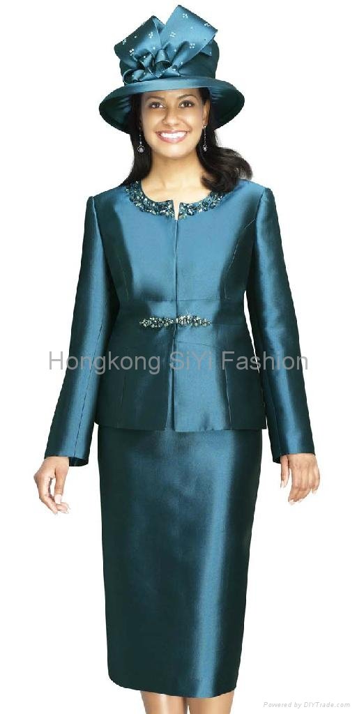 woman church suit
