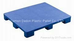 HDPE plastic pallet with single face