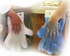 Disposable Textured Cast Poly (CPE) gloves 