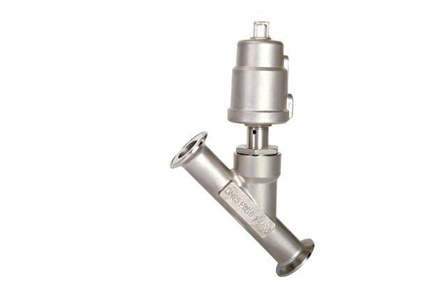 SS Angle Seat Valve (Clamp)