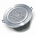 High Power LED 18W LED Downlight with Good Aluminum Alloy Heat Sink