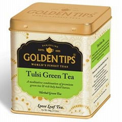 Golden Tips Tulsi Green Full Leaf Tea 