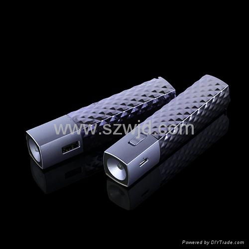 High Brightness 2200mAh LED lamps Mobile Portable Power Bank 3