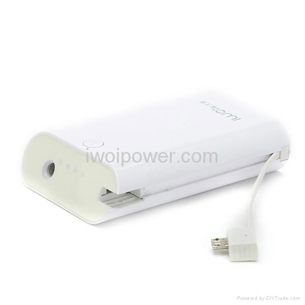 Hot Sale Portable Mobile Power Bank 6600mAh