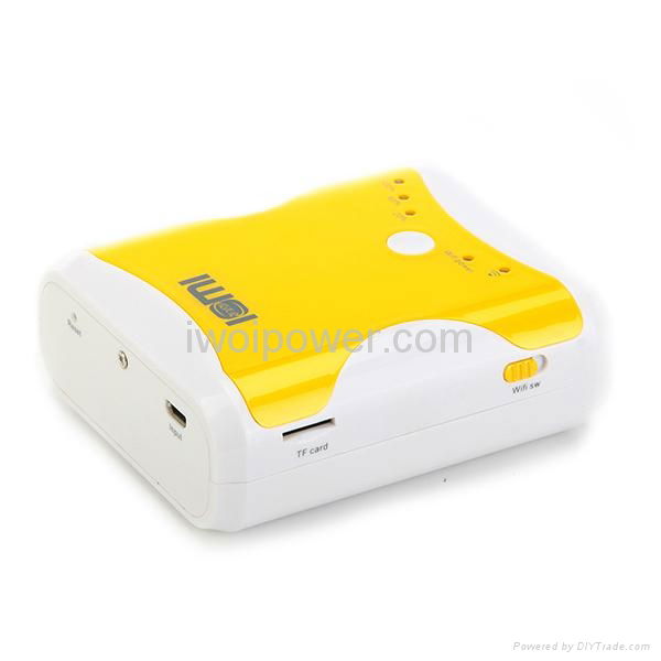 3G Wi-Fi router power bank with 8800mAh capacity 4