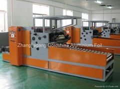 Automatic aluminium foil rewinding