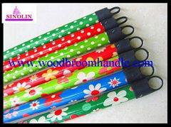 pvc coated wooden broom handle 