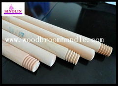 natural wooden broom handle