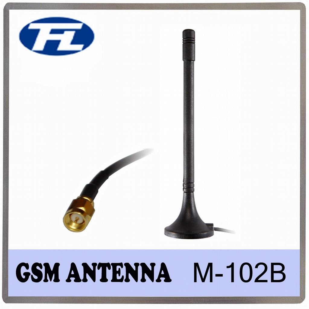 50 ohm TNC male connector GSM antenna with magnetic base  2