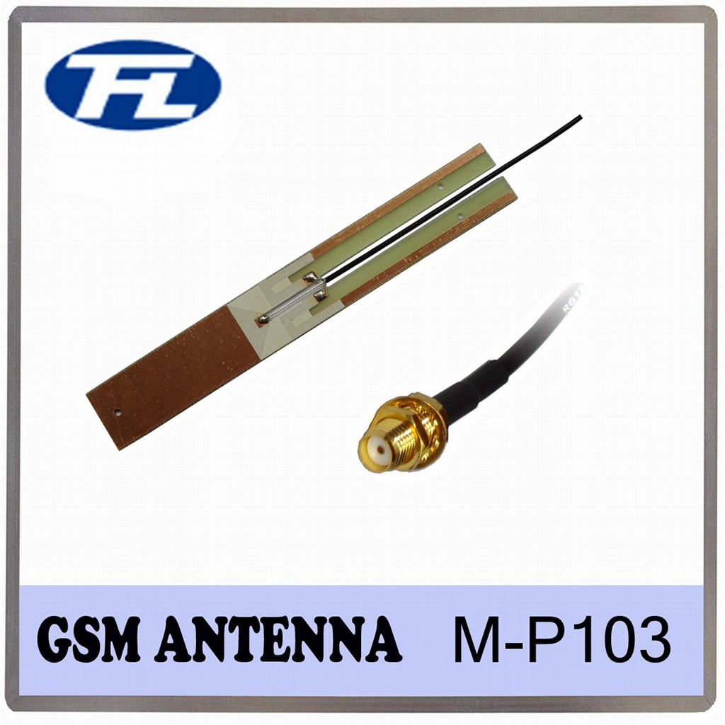 RG174 2 dBi SMA female connector for GSM Internal Antenna  2