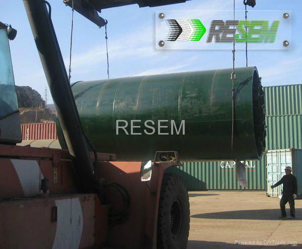 waste rubber pyrolysis plant